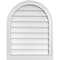 Ekena Millwork Round Top Surface Mount PVC Gable Vent w/ 2"W x 2"P Brickmould Sill Frame, 22"W x 28"H GVPRT22X2803SN - alternate 1